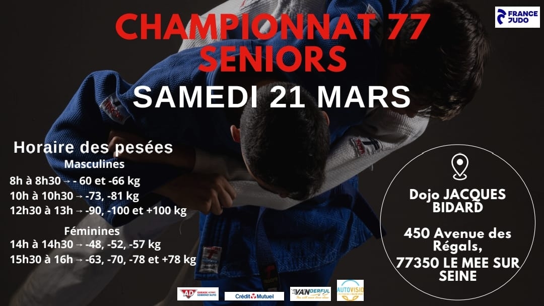Championnat 77 2ème division Séniors le 21/03/2026 au Mée sur Seine (77)